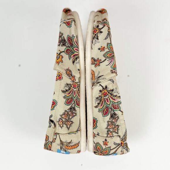 TOMS NWOT‎ Classic Vintage Paisley Canvas Slip On Alpargata Flats Shoes Size 6W - Picture 9 of 12